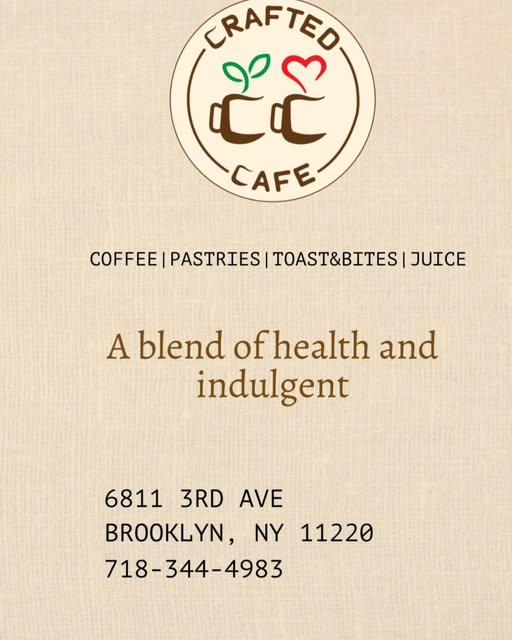 At Crafted Cafe: real cafe photos